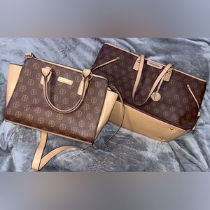Adrienne Vittadini Tote & Crossbody Set